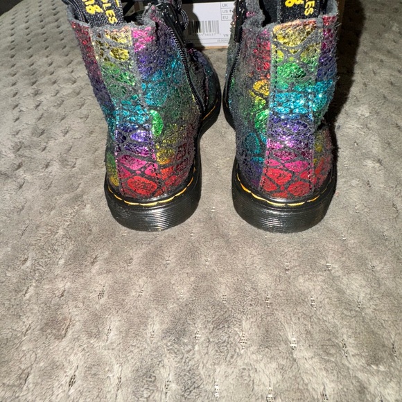 Used Dr. Martens. Toddler girl size 9. Multicolored. Final Sale - Picture 3 of 4